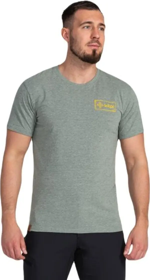 KILPI KILPI BANDE Мъжка памучна тениска, сиво, размер