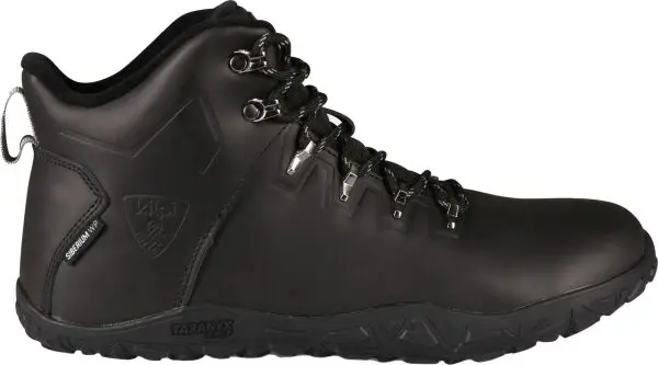 KILPI KILPI BARE LEATHER HIGH U Унисекс високи аутдор barefoot обувки, черно, размер