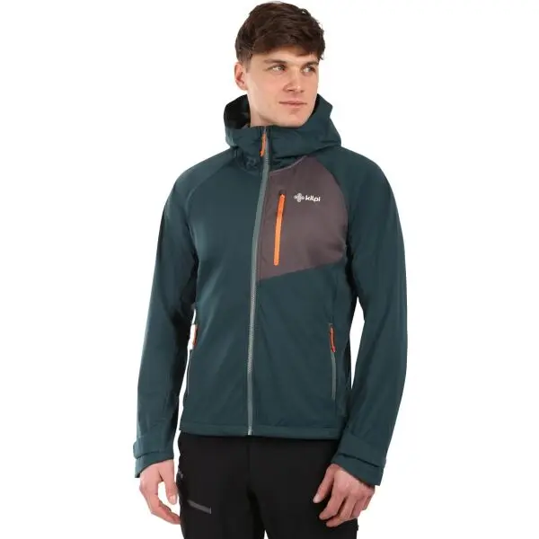 KILPI KILPI BELTRA Мъжко софтшел яке, тъмнозелено, размер XXXL