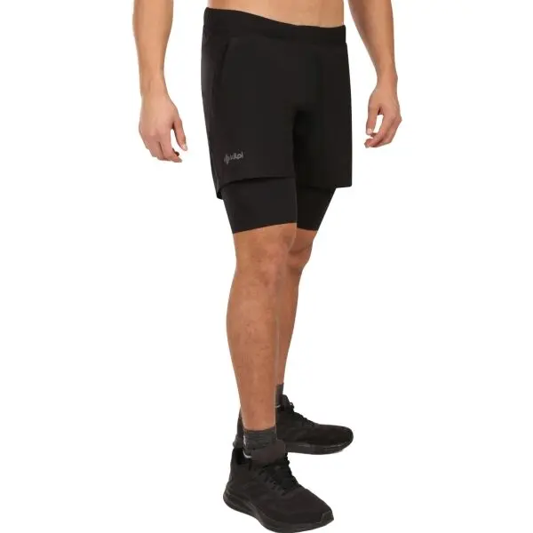 KILPI KILPI BRAGA Мъжки бегови шорти, черно, размер