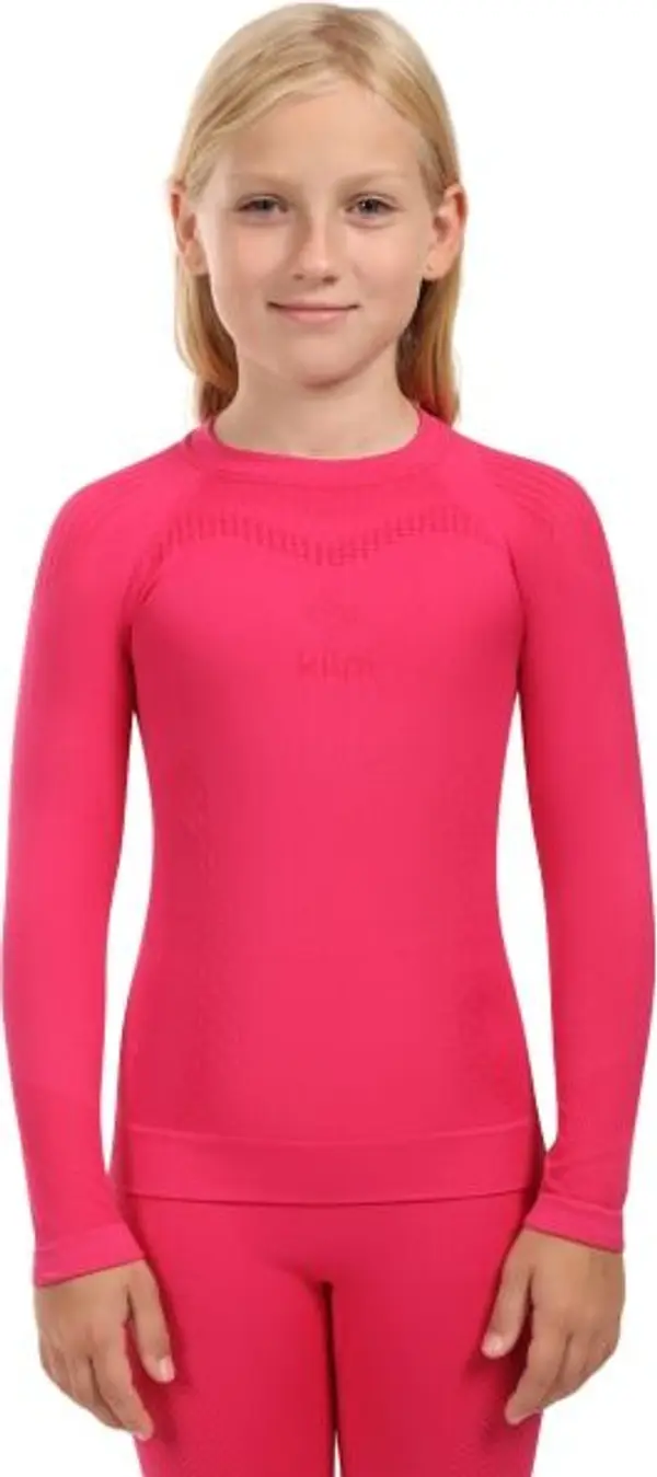 KILPI KILPI CAROL Момичешка безшевна термо блуза, розово, размер 13Y