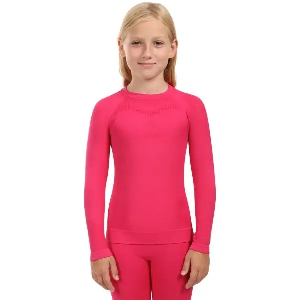KILPI KILPI CAROL Момичешка безшевна термо блуза, розово, размер 7Y
