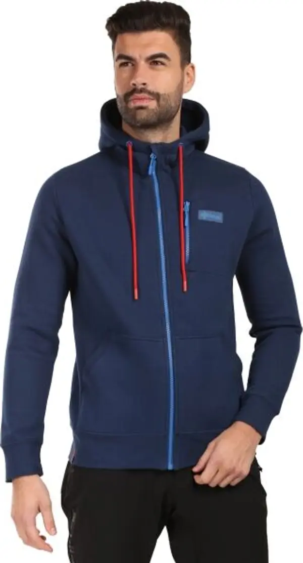 KILPI KILPI DANILO Мъжки памучен суичър с качулка, тъмносин, размер