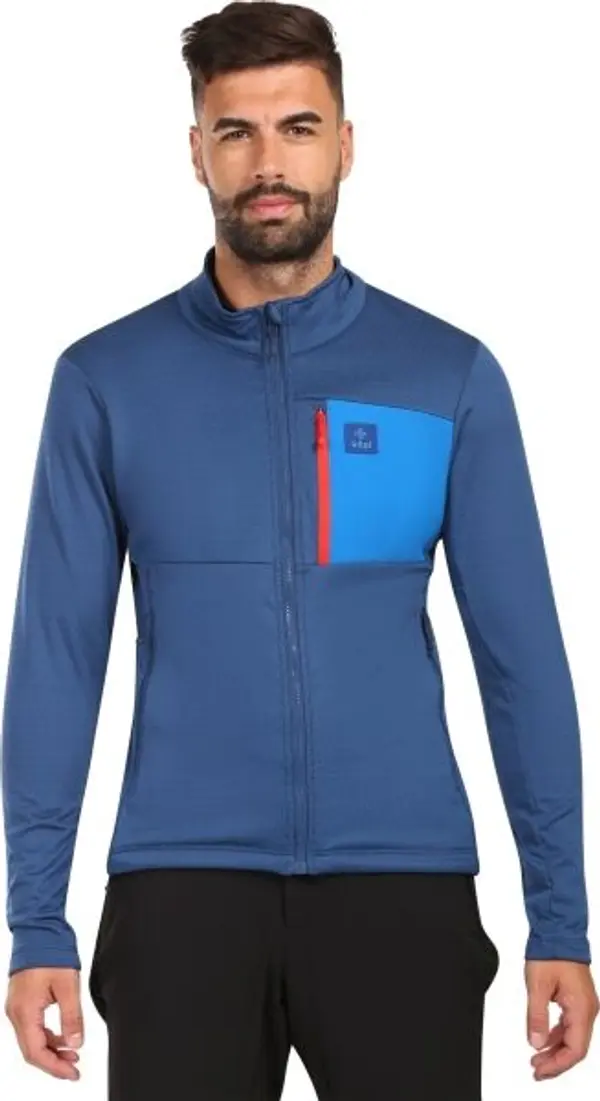 KILPI KILPI ERIN Мъжки флийс суичър, тъмносин, размер