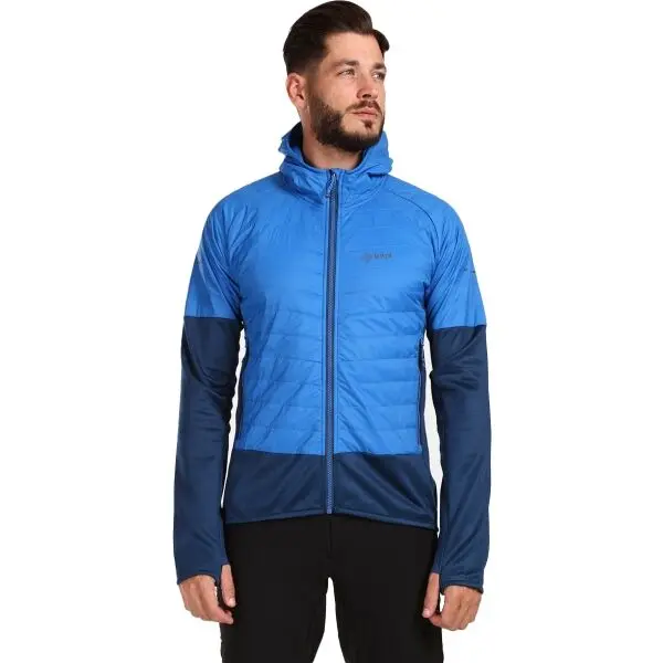 KILPI KILPI ГАРЕС Мъжка подплатена блуза, синьо, размер