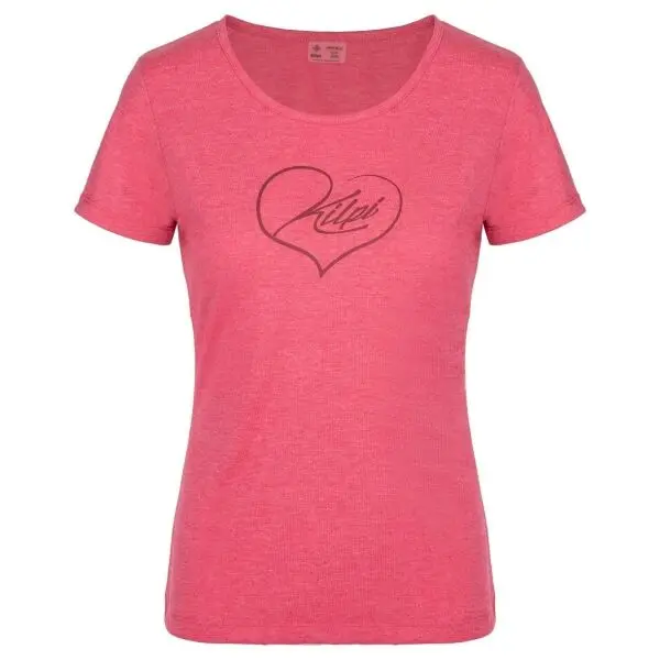 KILPI KILPI GAROVE Дамска аутдор тениска, розово, размер