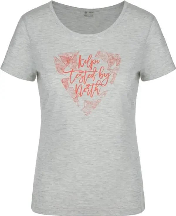 KILPI KILPI GAROVE Дамска аутдор тениска, сиво, размер