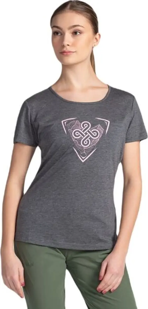 KILPI KILPI ГАРОВЕ Дамска outdoor тениска, тъмносиво, размер