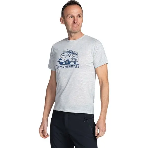 KILPI KILPI GAROVE Мъжка туристическа тениска, сиво, размер XXXL