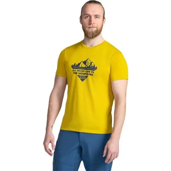 KILPI KILPI GAROVE Мъжка туристическа тениска, златно, размер