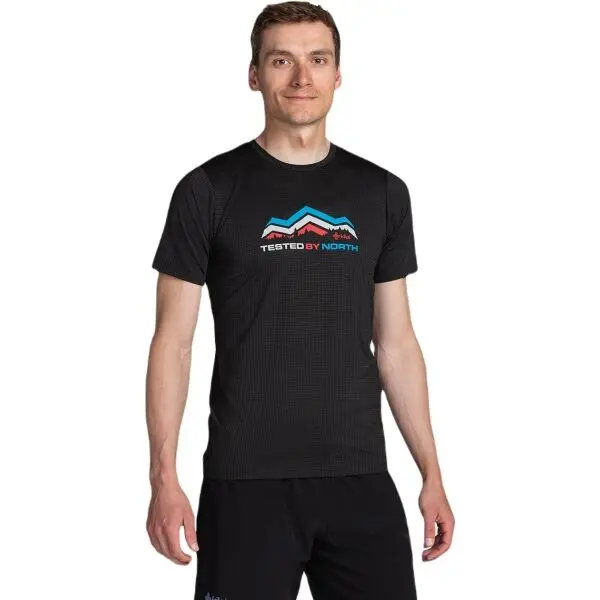 KILPI KILPI GIANO Мъжка тениска за туризъм, черно, размер