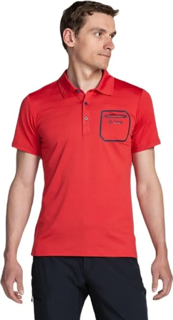 KILPI KILPI GIVRY Мъжка поло тениска, червено, размер