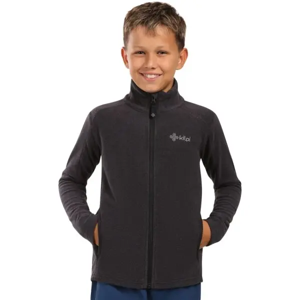 KILPI KILPI GLAMER Детски поларен суитшърт, черно, размер