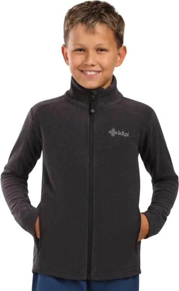 KILPI KILPI GLAMER Детски поларен суитшърт, черно, размер