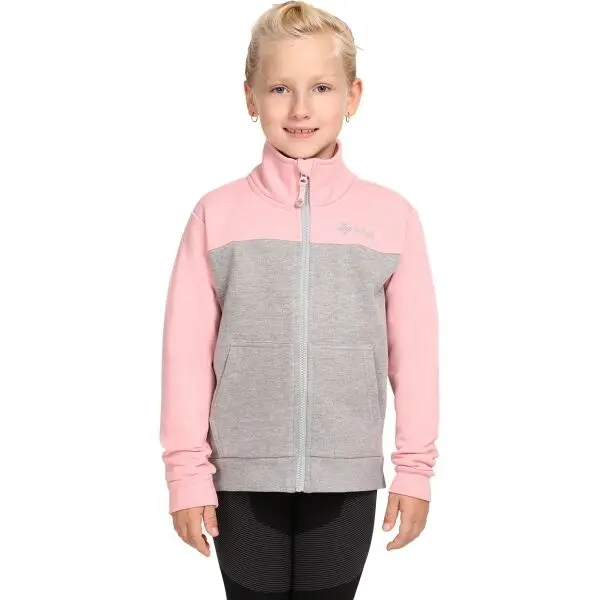 KILPI KILPI HALI Детски суитшърт, розово, размер