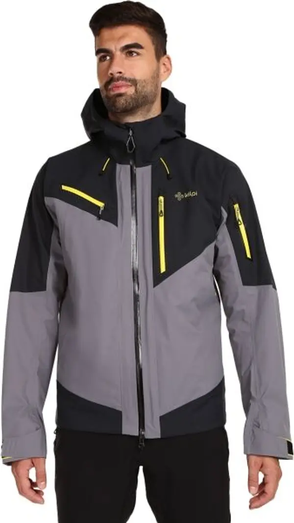 KILPI KILPI ХАСТАР Мъжко непромокаемо аутдор яке, сиво, размер