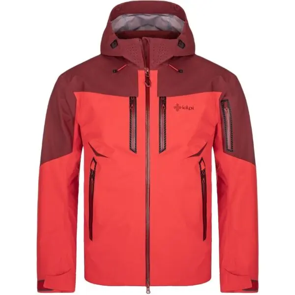 KILPI KILPI HASTAR Мъжко туристическо водоустойчиво яке, червено, размер