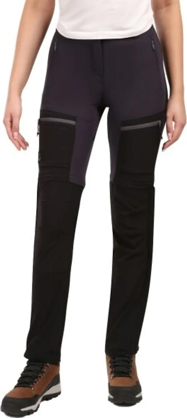 KILPI KILPI HOSIO Дамски оутдор панталони с откачващи се крачоли, черно, размер