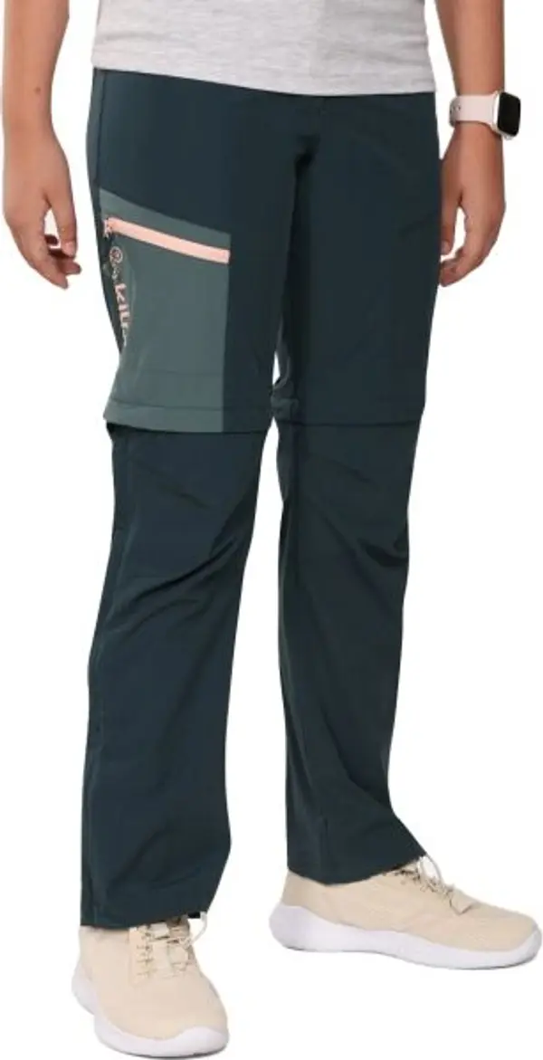 KILPI KILPI HOSIO Момичешки туристически панталони, тъмнозелено, размер