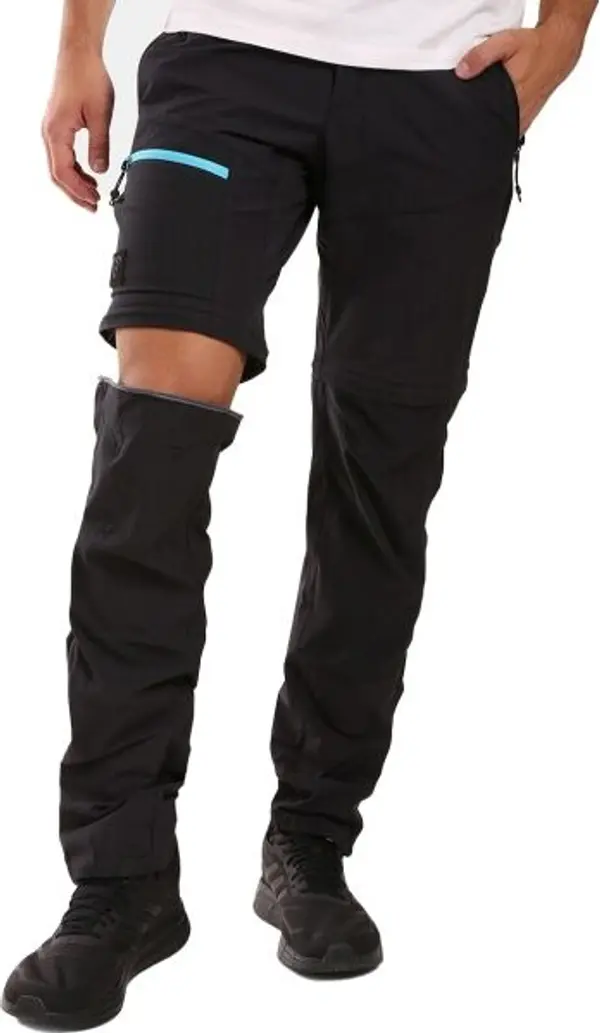 KILPI KILPI HOSIO Мъжки аутдор панталони 2 в 1, черно, размер