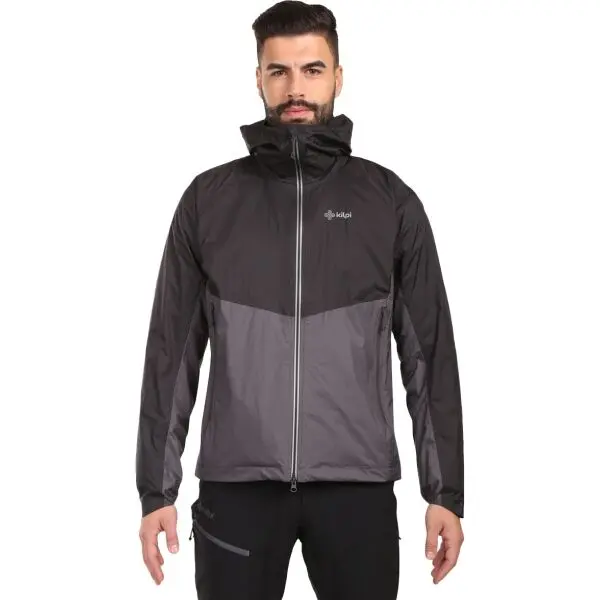 KILPI KILPI HURRICANE Мъжко хардшел яке, черно, размер XXXL