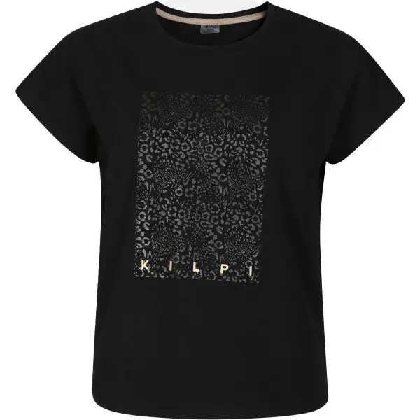 KILPI KILPI JERSIE Дамска памучна блуза, черно, размер