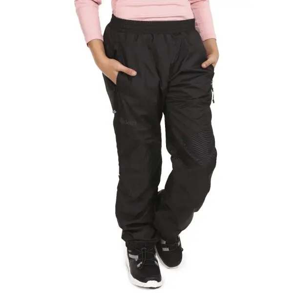 KILPI KILPI JORDY Детски аутдор топли панталони, черно, размер