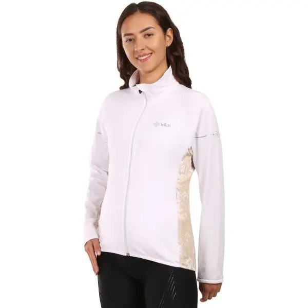 KILPI KILPI JUNIE Дамски флийс суитшърт, бяло, размер