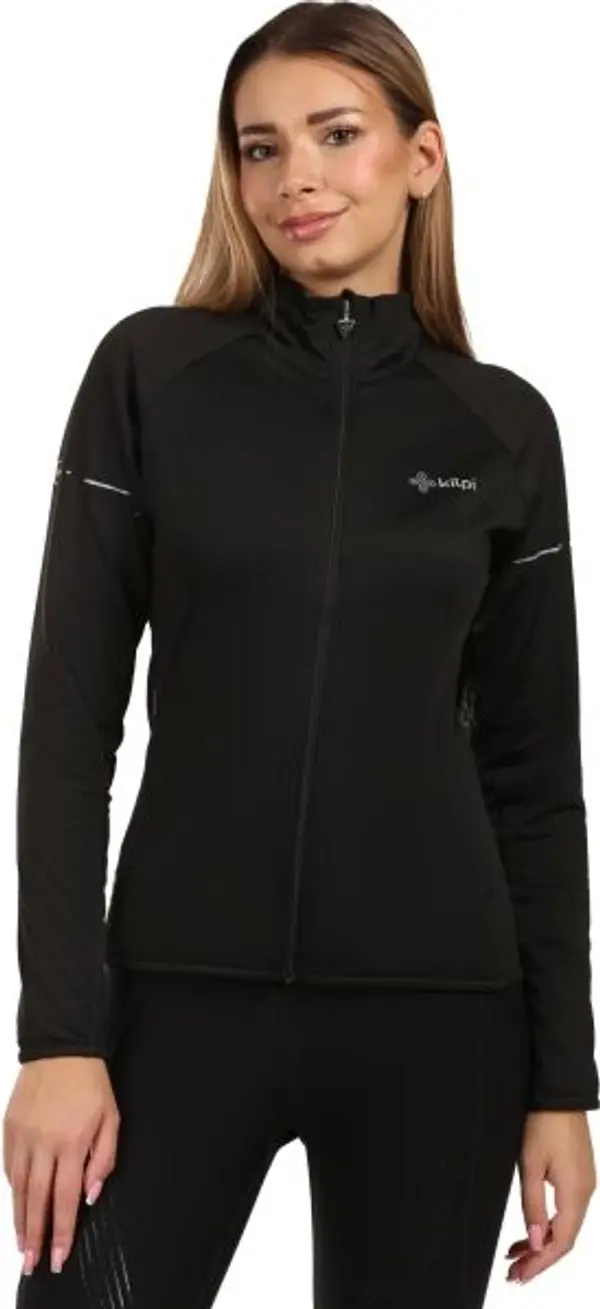 KILPI KILPI JUNIE Дамски флийс суитшърт, черно, размер