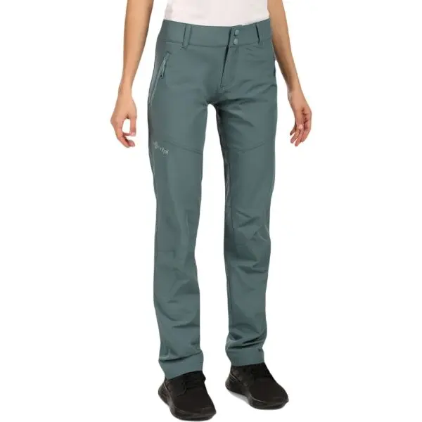 KILPI KILPI LAGO Дамски туристически панталони, тъмнозелено, размер