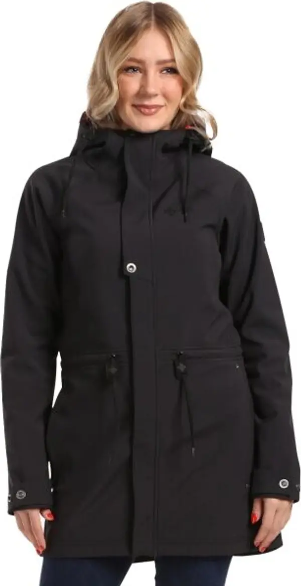 KILPI KILPI ЛАСИКА Дамско софтшел палто, черно, размер