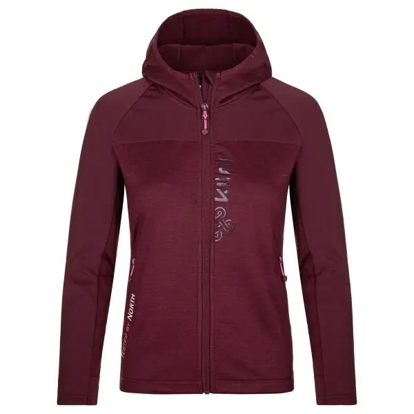 KILPI KILPI LAYANA Дамска блуза, винен, размер