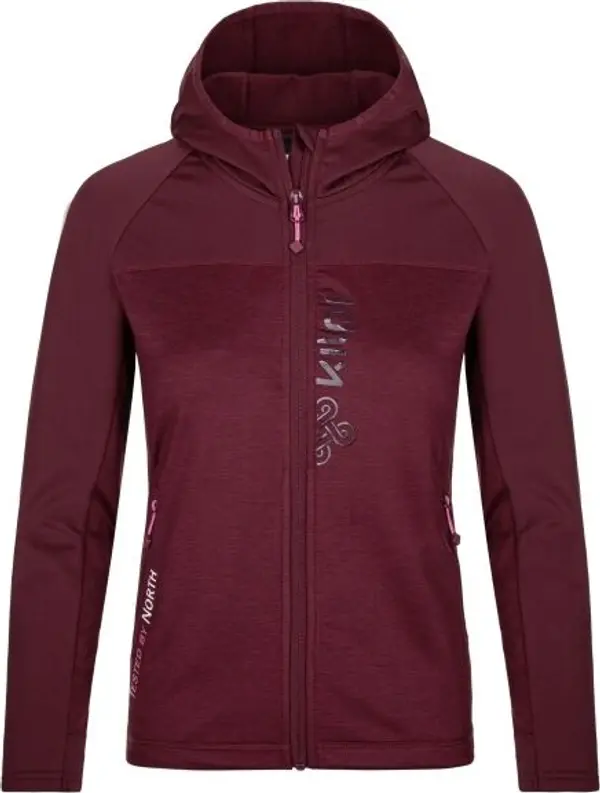 KILPI KILPI LAYANA Дамска блуза, винен, размер