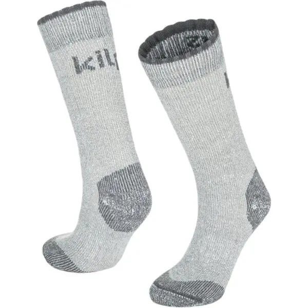 KILPI KILPI LECCO Дамски дебели чорапи от мериносова вълна, сиво, размер