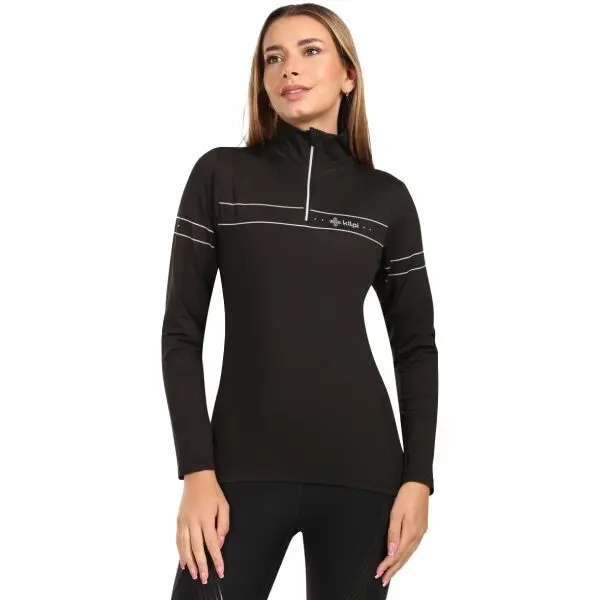 KILPI KILPI LEEMA Дамска термо блуза с дълъг ръкав, черно, размер