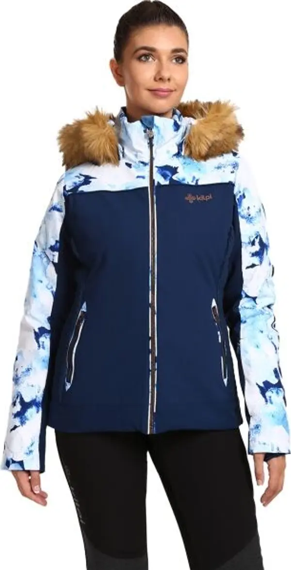 KILPI KILPI ЛЕНА Дамско ски яке с интегрирано отопление, тъмносин, размер