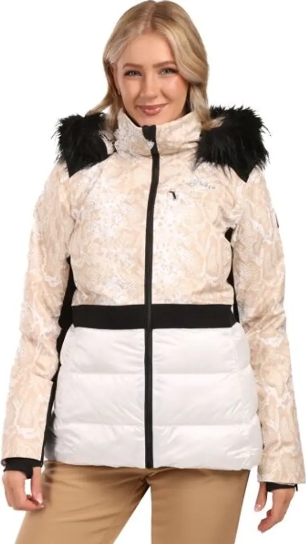KILPI KILPI LENA Дамско ски яке с вградено отопление, бежово, размер