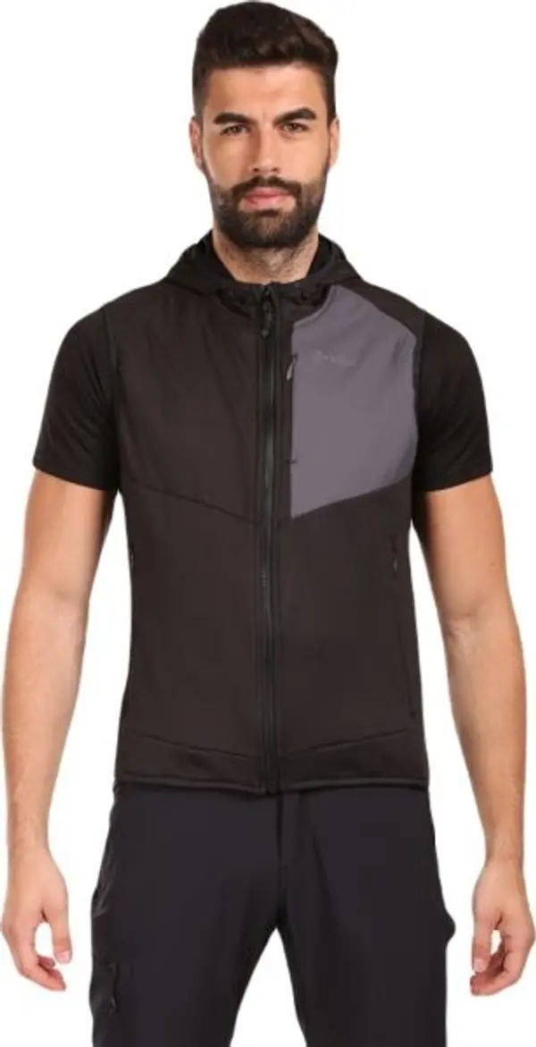 KILPI KILPI LENIA Мъжка софтшел аутдор жилетка, черно, размер