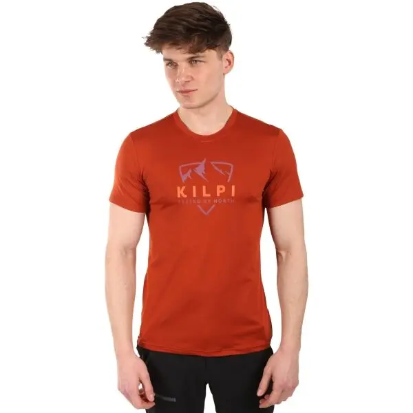 KILPI KILPI LISMAIN Мъжка функционална тениска, кафяво, размер