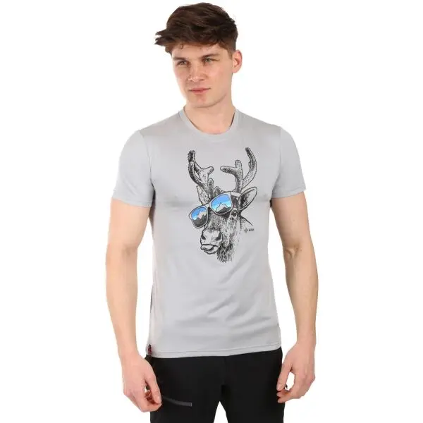 KILPI KILPI LISMAIN Мъжка функционална тениска, сиво, размер