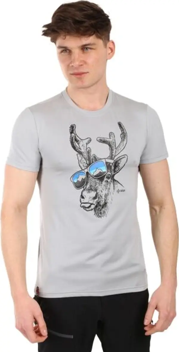 KILPI KILPI LISMAIN Мъжка функционална тениска, сиво, размер