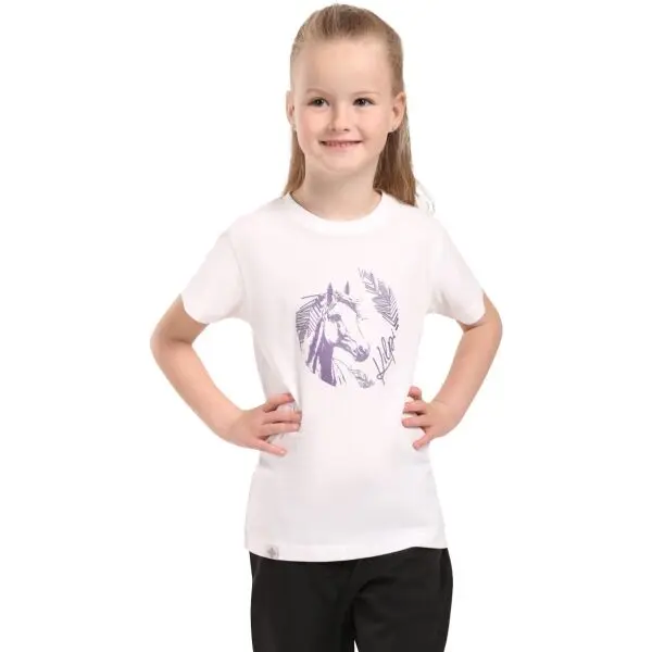 KILPI KILPI MALGA Детска памучна тениска, бяло, размер