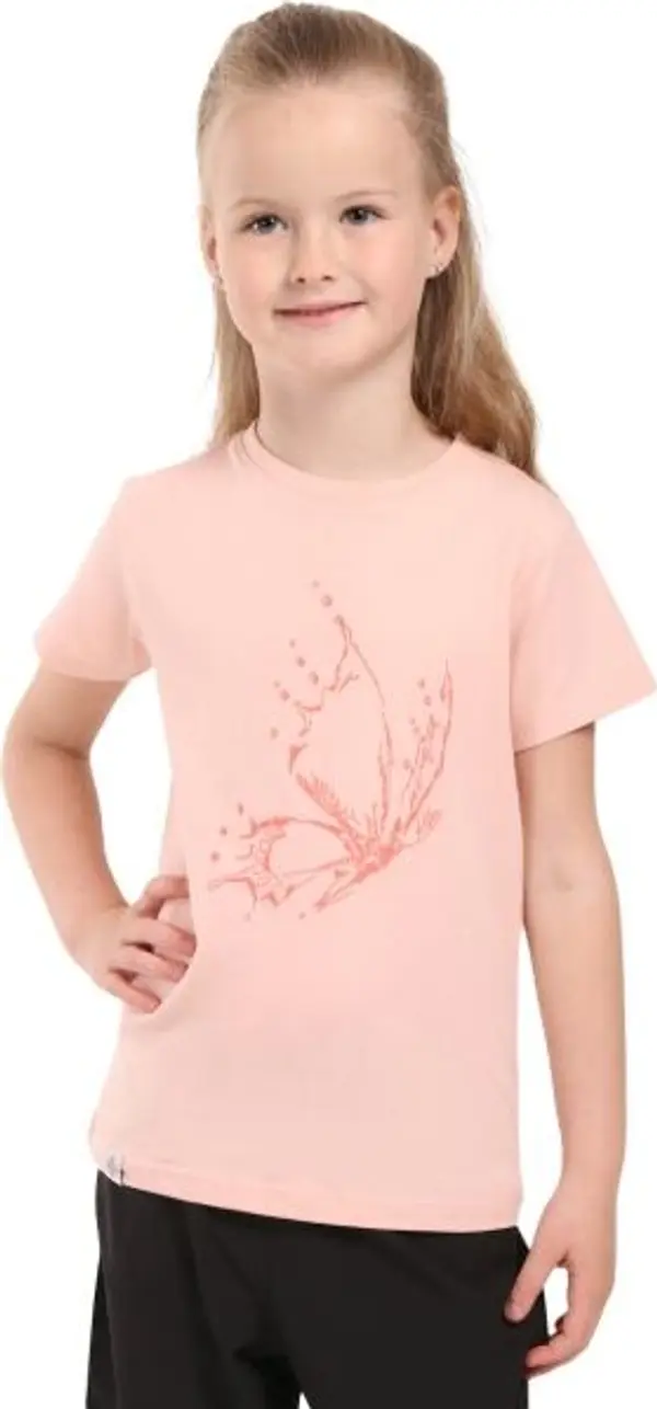 KILPI KILPI MALGA Детска памучна тениска, оранжево, размер