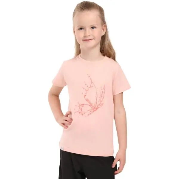 KILPI KILPI MALGA Детска памучна тениска, оранжево, размер