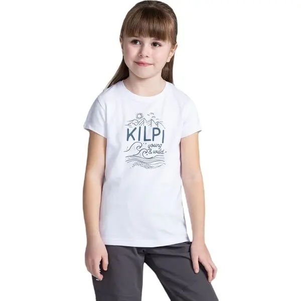 KILPI KILPI MALGA Детска тениска, бяло, размер