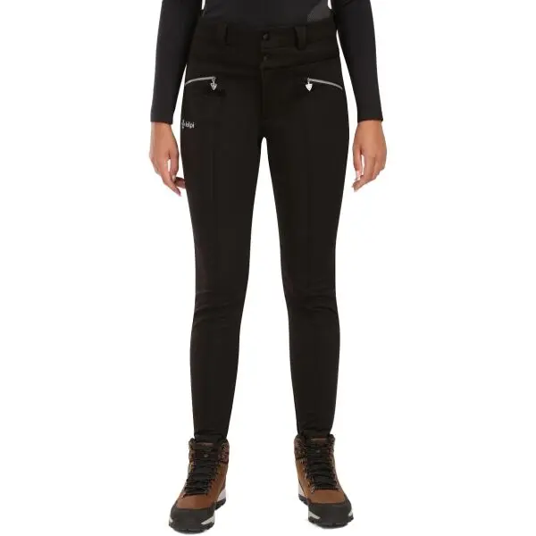 KILPI KILPI MAURA Дамски ски софтшел панталони, черно, размер