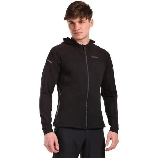 KILPI KILPI MEMPHIS Мъжки суитшърт с качулка, черно, размер
