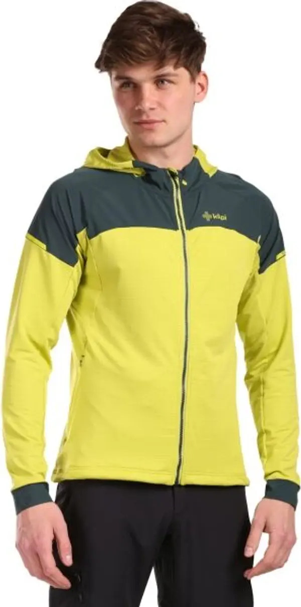 KILPI KILPI MEMPHIS Мъжки суитшърт с качулка, светло-зелено, размер