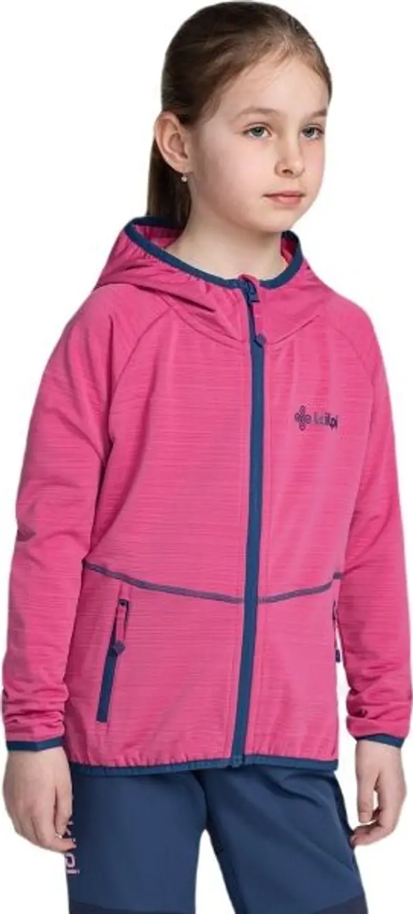 KILPI KILPI MEMPHIS Технически суитшърт за момичета, розово, размер