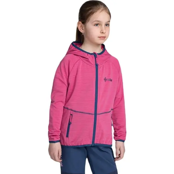 KILPI KILPI MEMPHIS Технически суитшърт за момичета, розово, размер